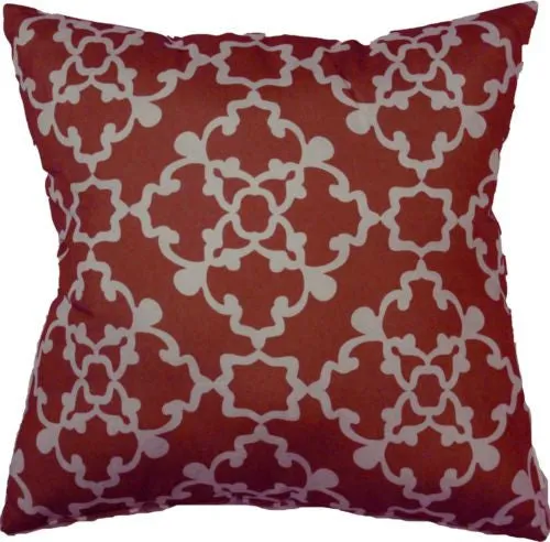 Lattice Pattern Decorative Throw Pillow, 18"x18", 2 Pack