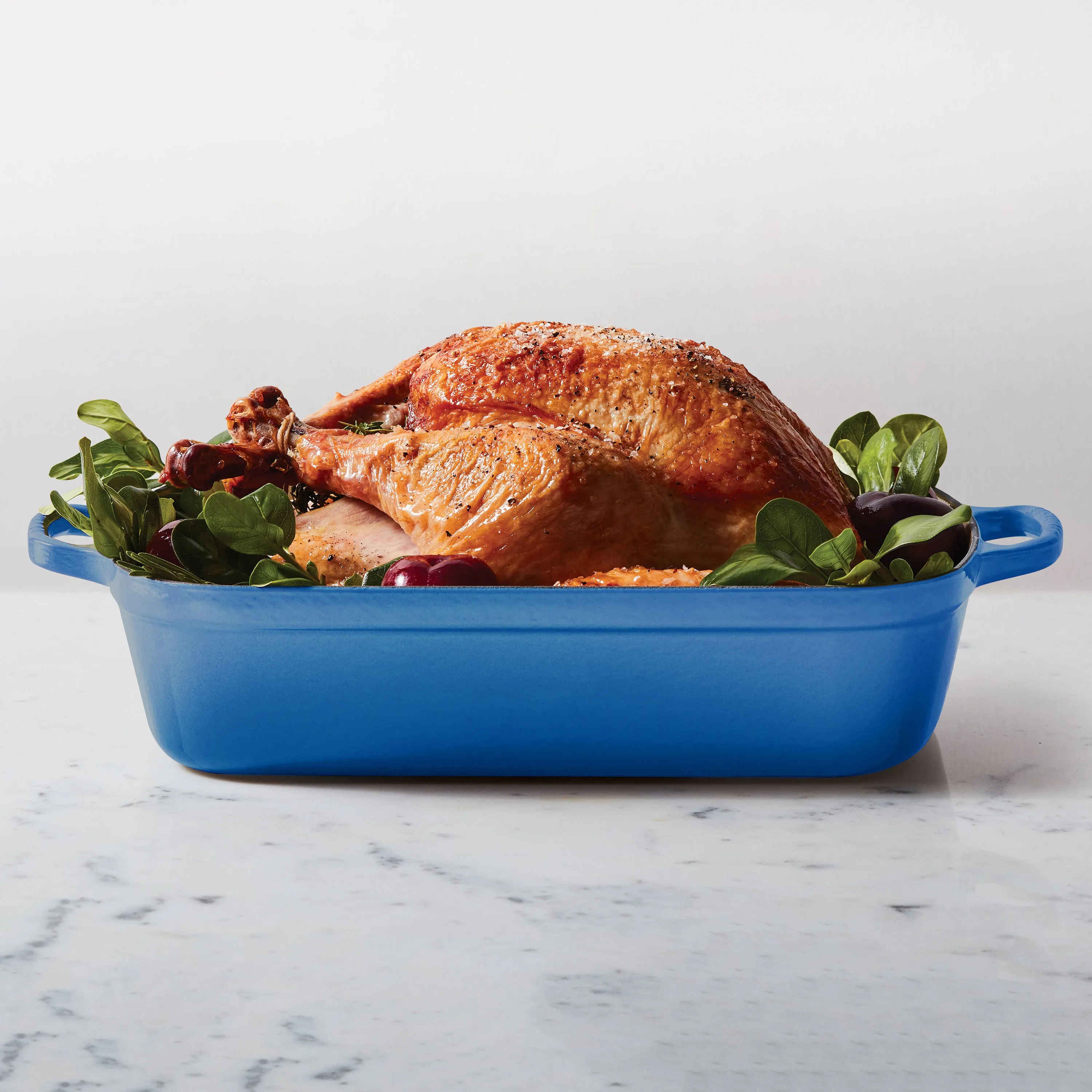 Le Creuset Signature Cast Iron 12.75" x 9.75" Marseille Roasting Pan