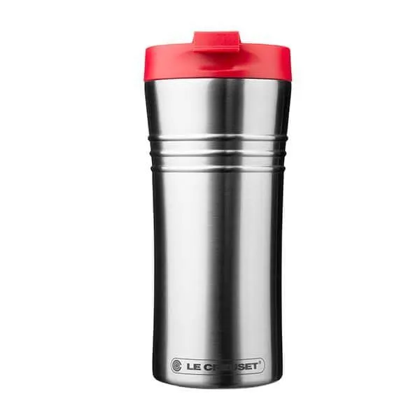 Le Creuset Stainless Steel Travel Mug Cerise