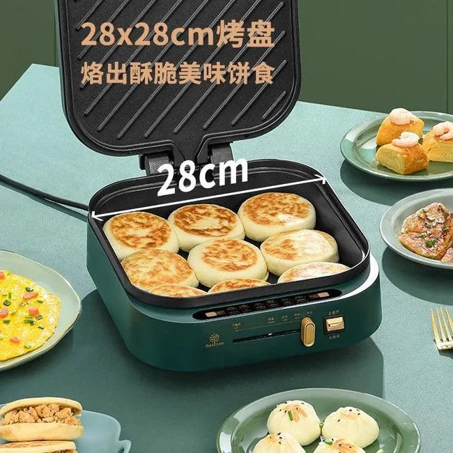 Liven Electric Pancake G-13, household electric pancake pan with deeper and larger size, large all-in-one shabu-shabu pan, multi-functional electric hot pot, electric wok, electric pancake pan, 4L