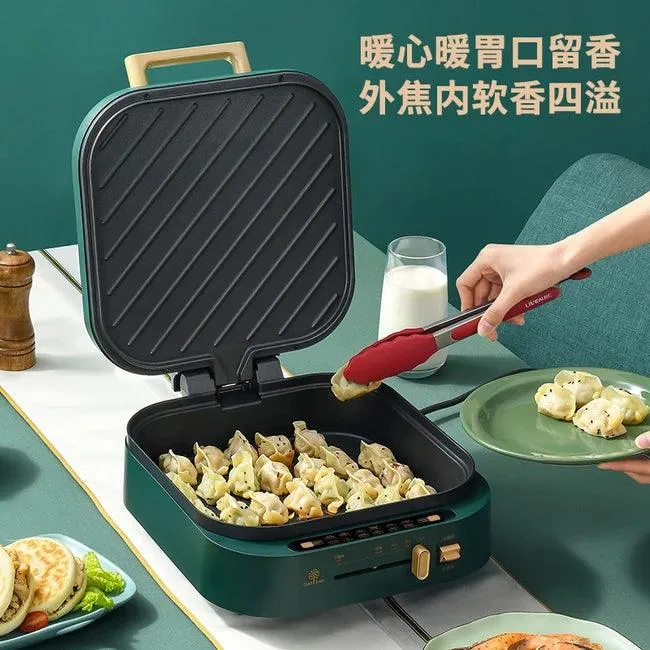 Liven Electric Pancake G-13, household electric pancake pan with deeper and larger size, large all-in-one shabu-shabu pan, multi-functional electric hot pot, electric wok, electric pancake pan, 4L