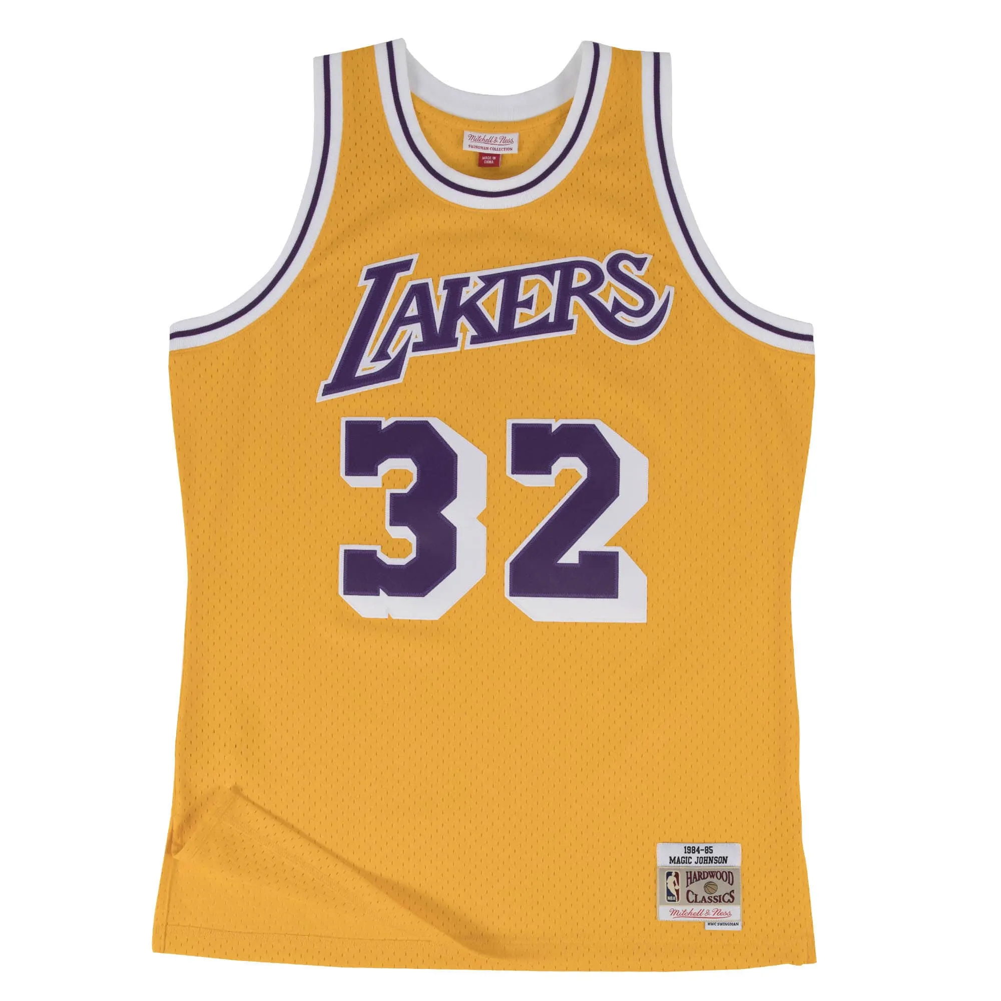 Magic Johnson Los Angeles Lakers 1984-85 Swingman Jersey