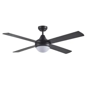 Martec Link 48" AC Ceiling Fan with E27 Light - Matt Black