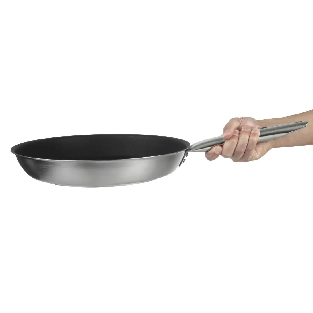 Matfer Bourgeat Tradition Stainless Steel Pro Non-Stick Frying Pan 32cm - CX541