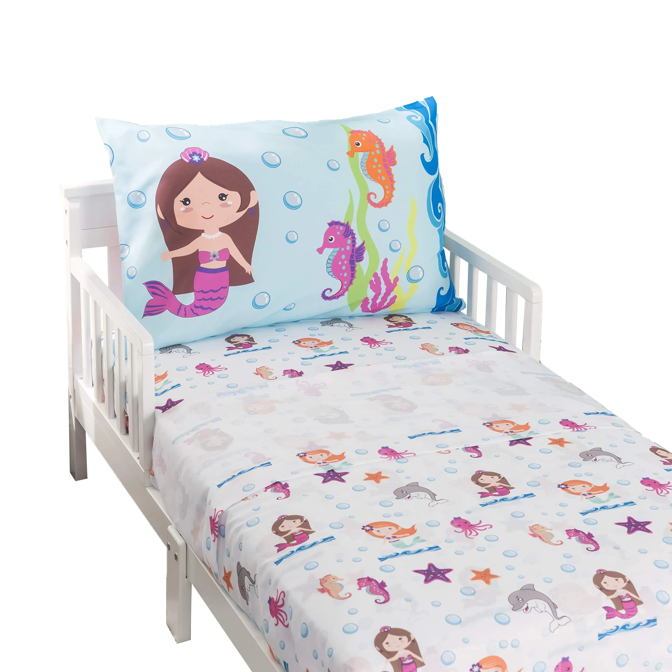 Mermaids Undersea Adventure 3-Piece Toddler Sheet Set