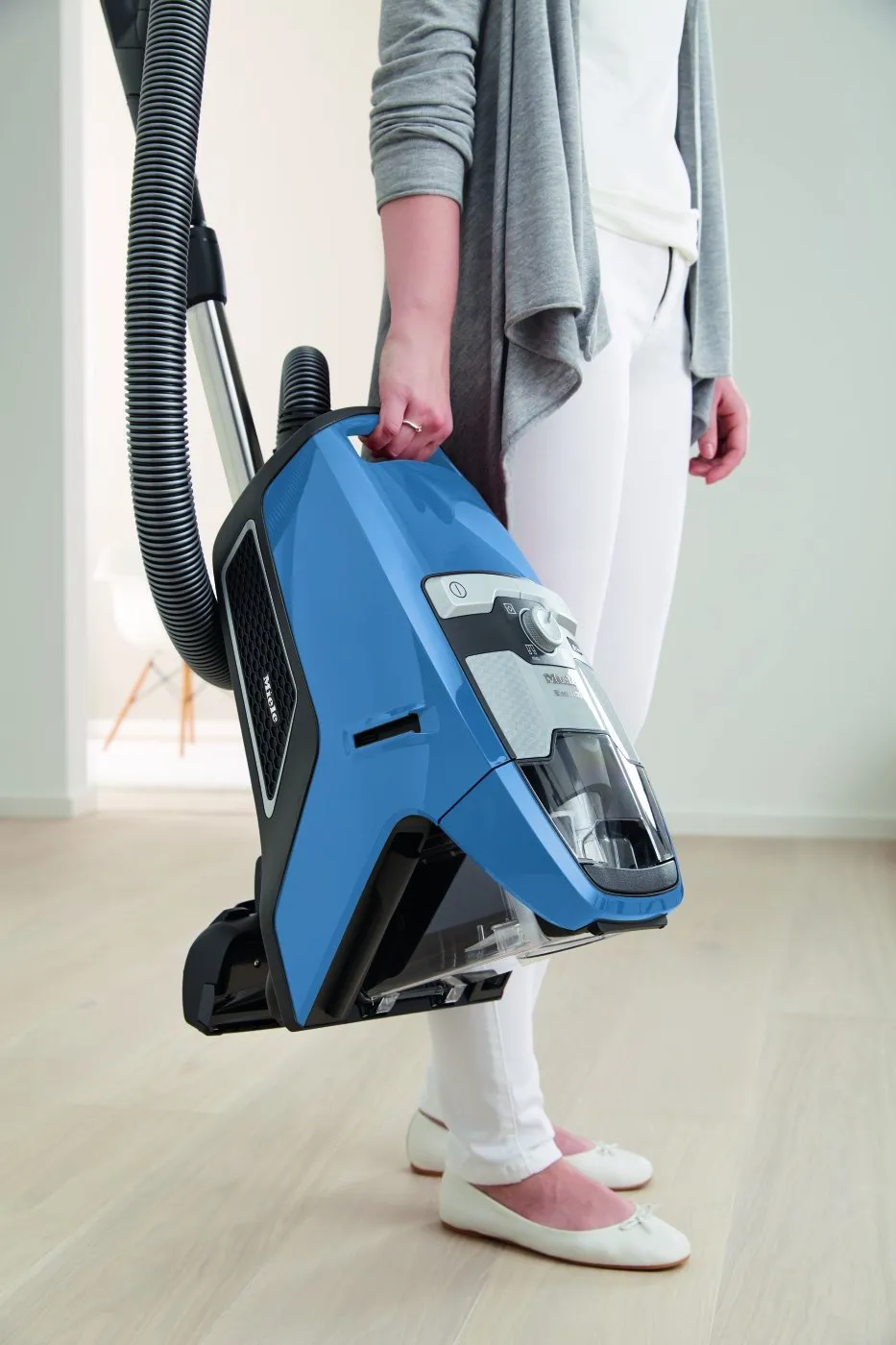 Miele Blizzard CX1 Turbo Team Bagless Canister Vacuum Tech Blue