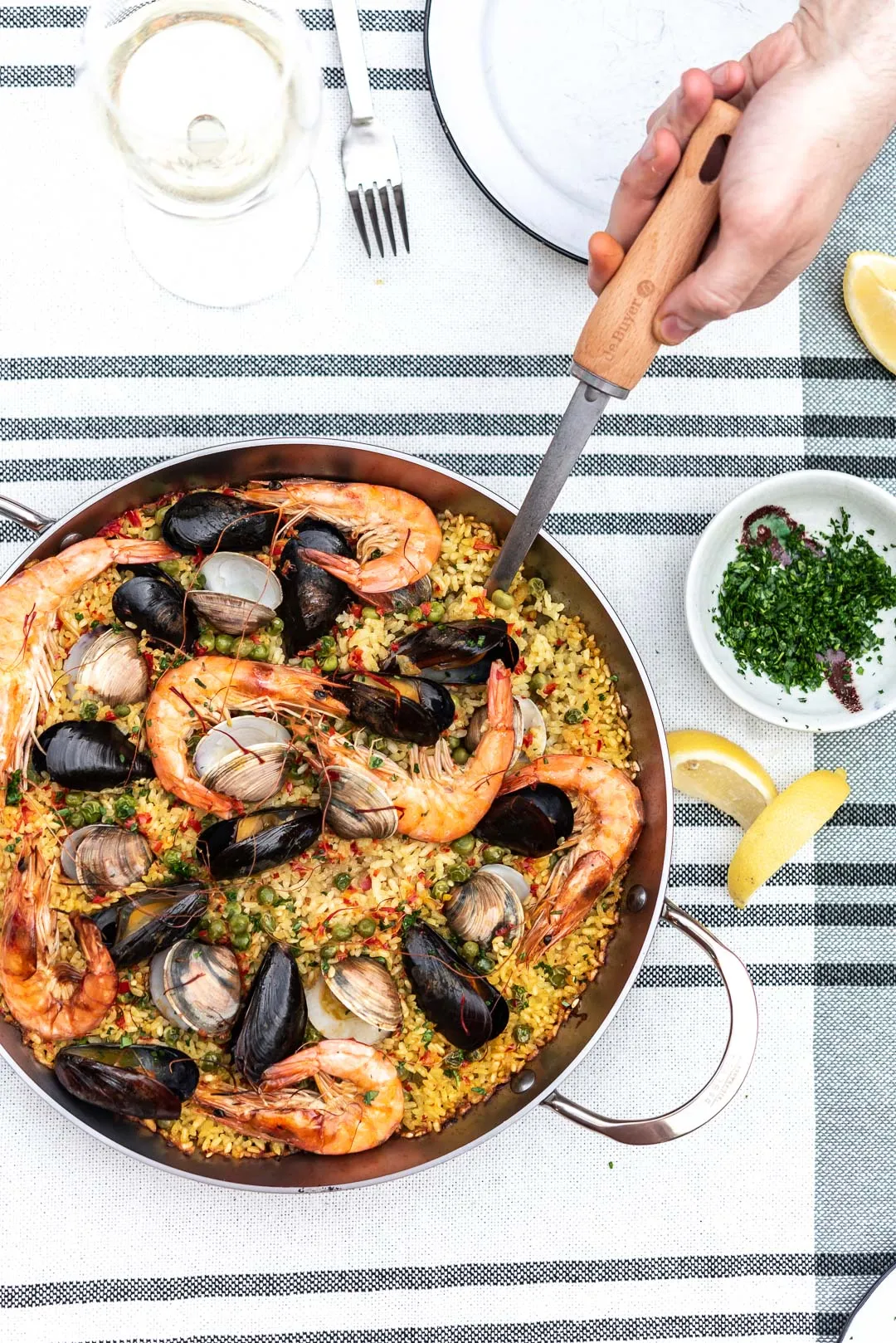 MINERAL B Carbon Steel Paella Pan