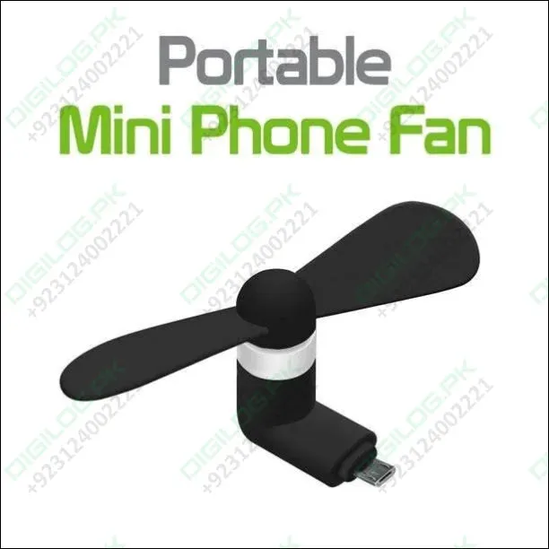 Mini USB Fan For Mobile Phone Micro USB Port Mix Color