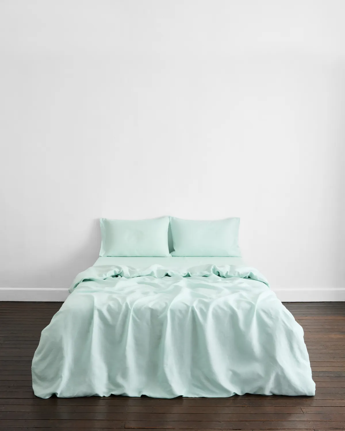 Mint 100% French Flax Linen Pillowcases (Set of Two)