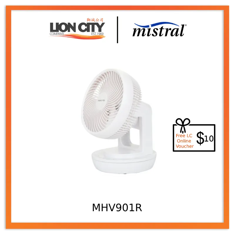 Mistral Mimica 9" High Velocity Fan With Remote Control MHV901R