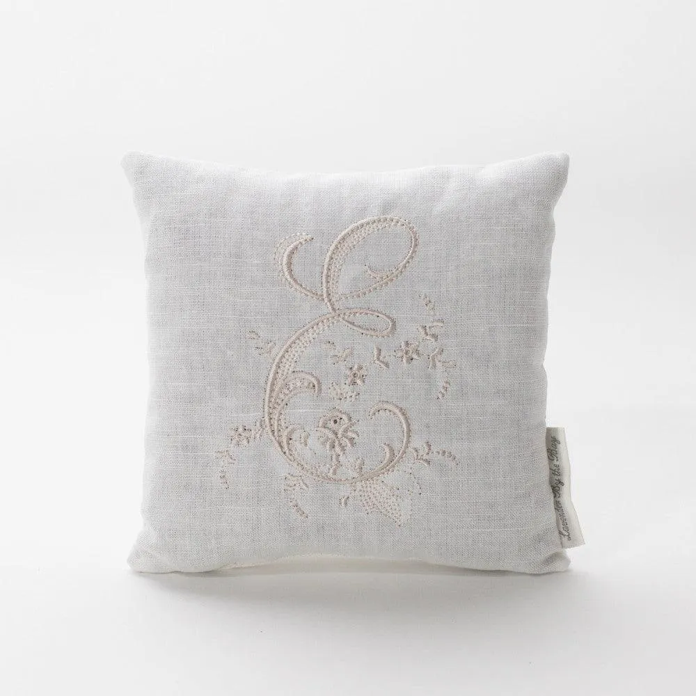 Monogrammed Pillow - White (Letters Sold Individually)