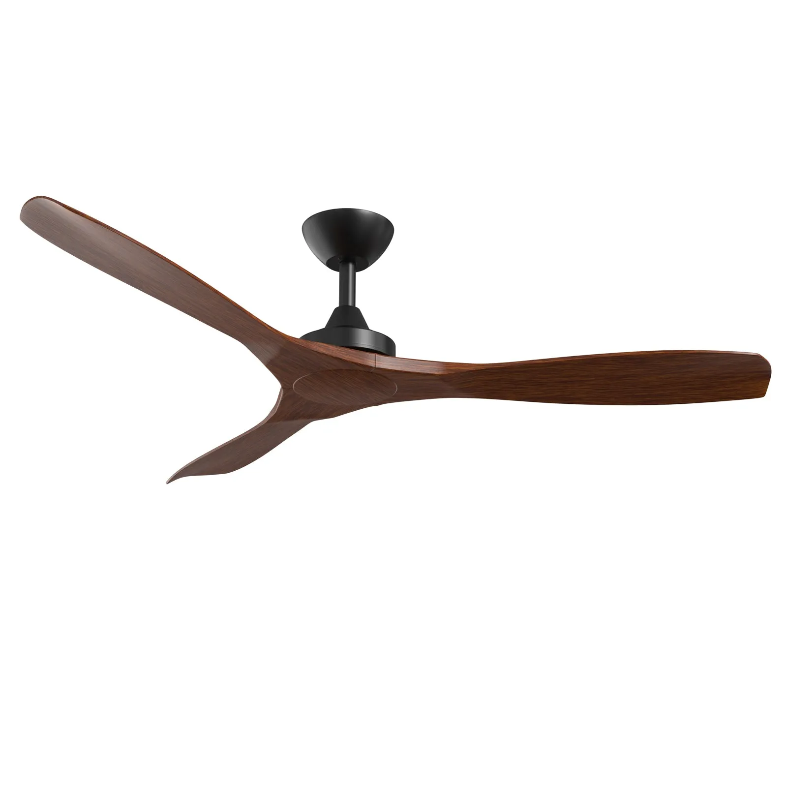 Monterey 52" Ceiling fan 3 ABS blades with Remote Control Walnut Hand-Print