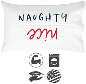 Naughty Or Nice Christmas Pillow Cover