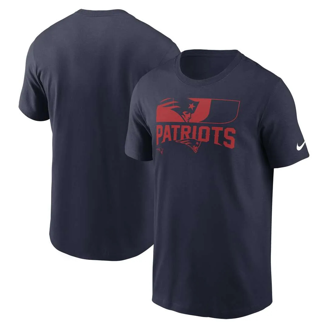 Nike Men's NFL New England Patriots Cotton Logo T-Shirt