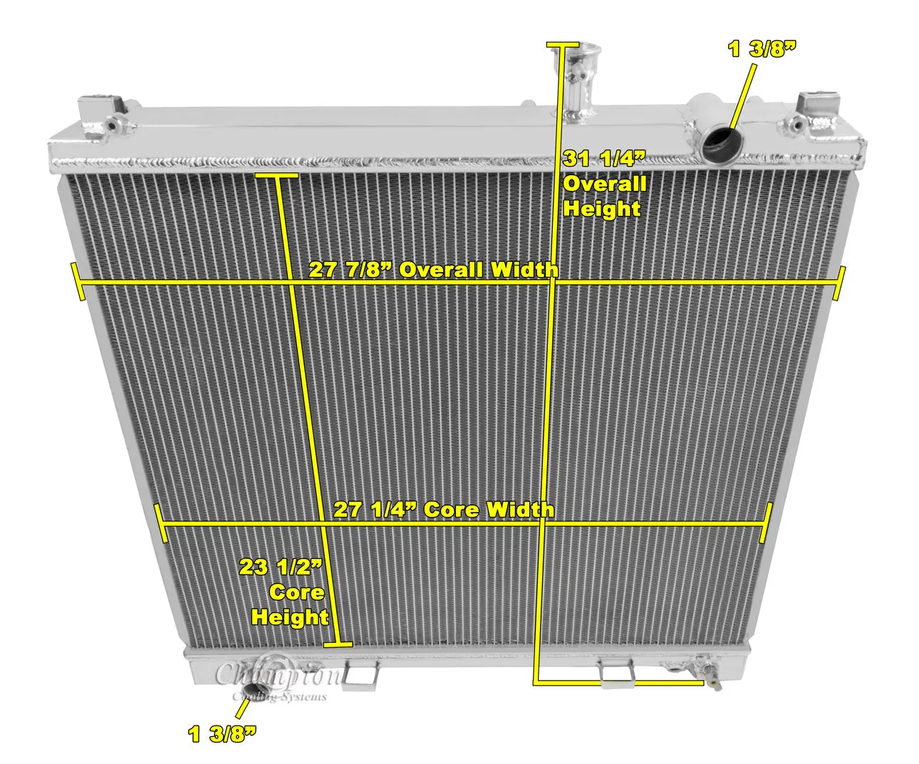 Nissan Titan, Armada / Infiniti QX56 Premium High-Performance Aluminum Radiator - 401446