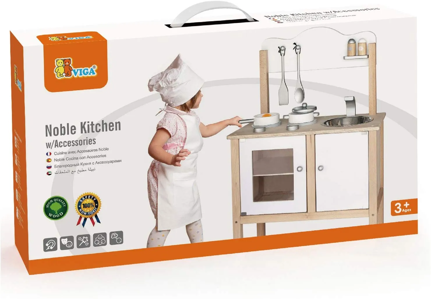 Noble Kitchen With Accessories White