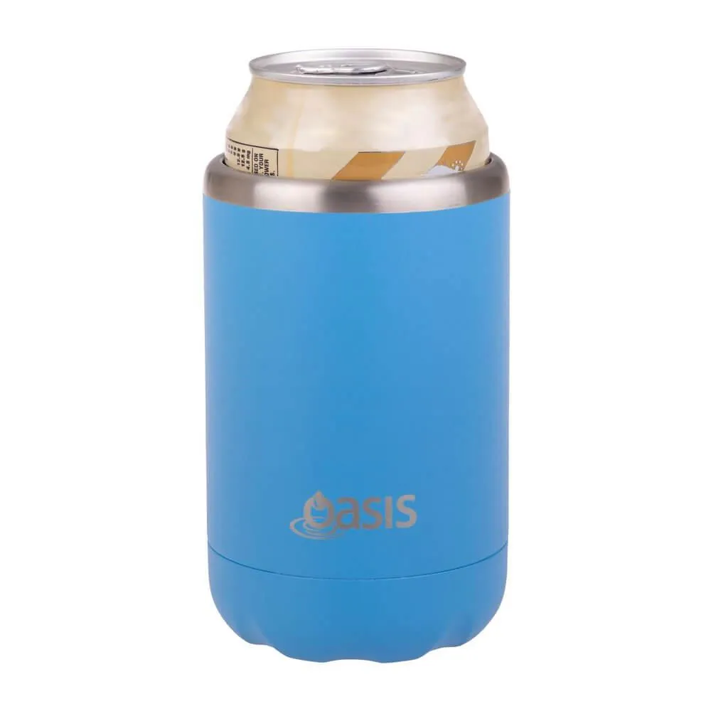 Oasis Insulated Can Cooler Calypso Blue