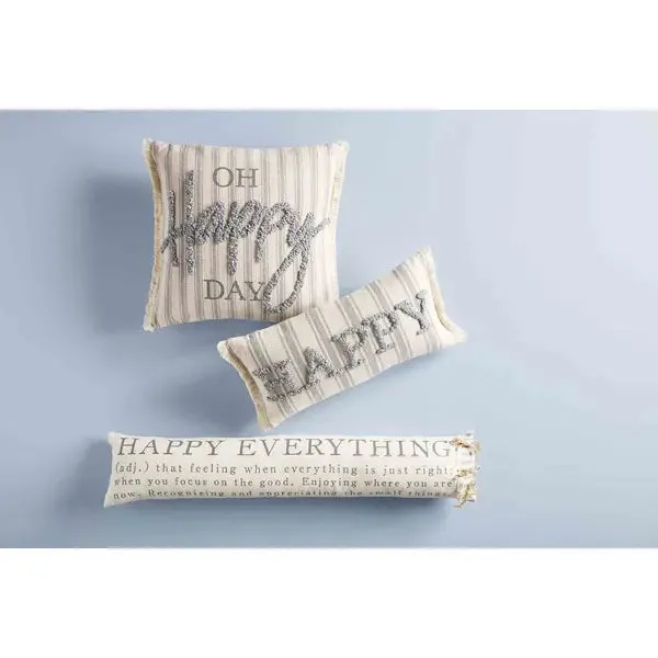 Oh Happy Day Tufted Pillow