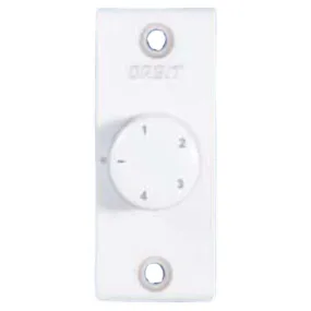 Orbit Vento Series Mini 4 Step Fan Regulator White 1118