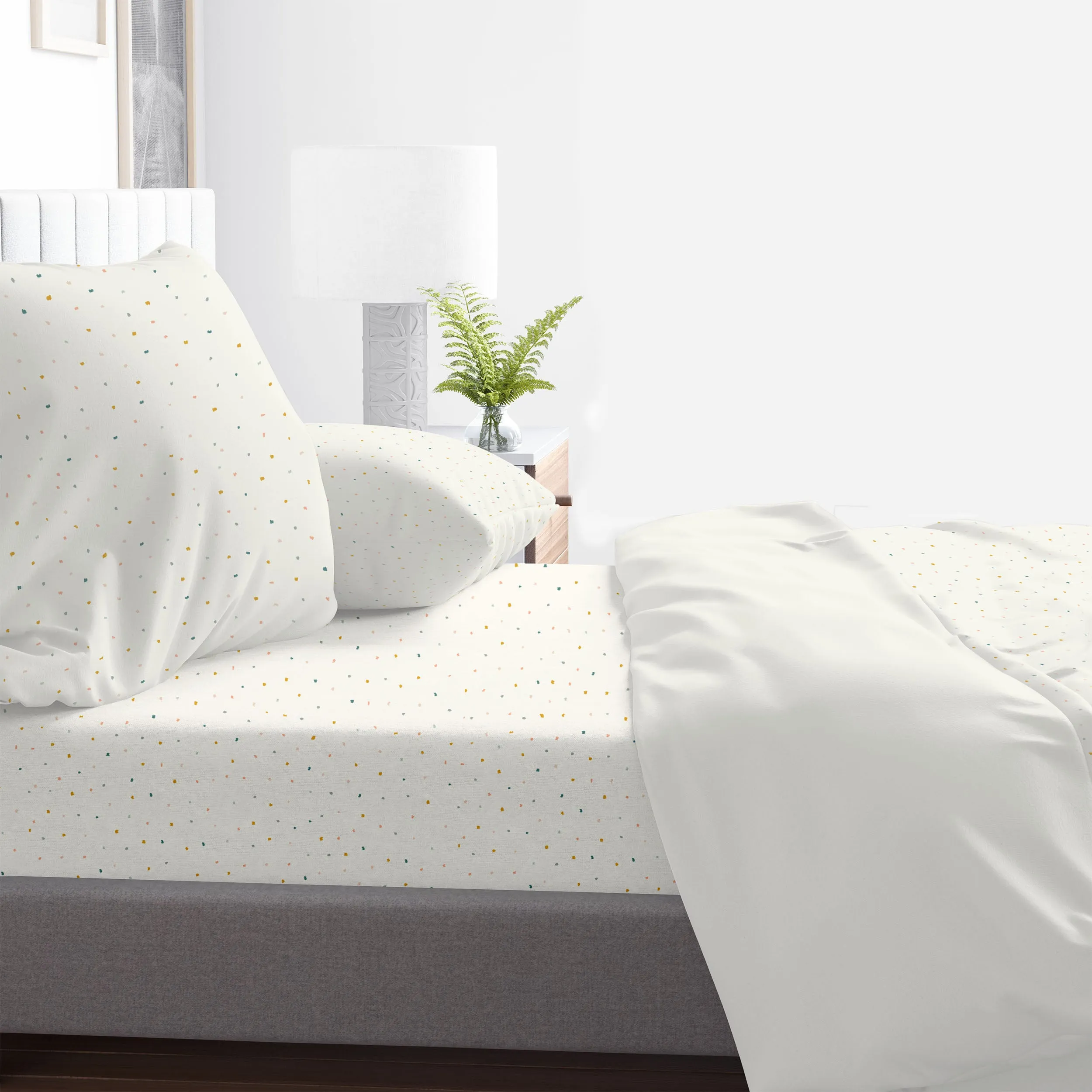 Organic Cotton Sheet Set - Dotty