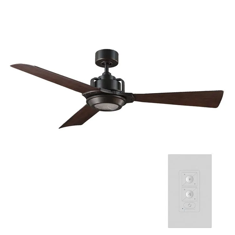 Osprey 56" Three-Blade Indoor/Outdoor Smart Ceiling Fan with 3500K LED Light Kit and Wall Control