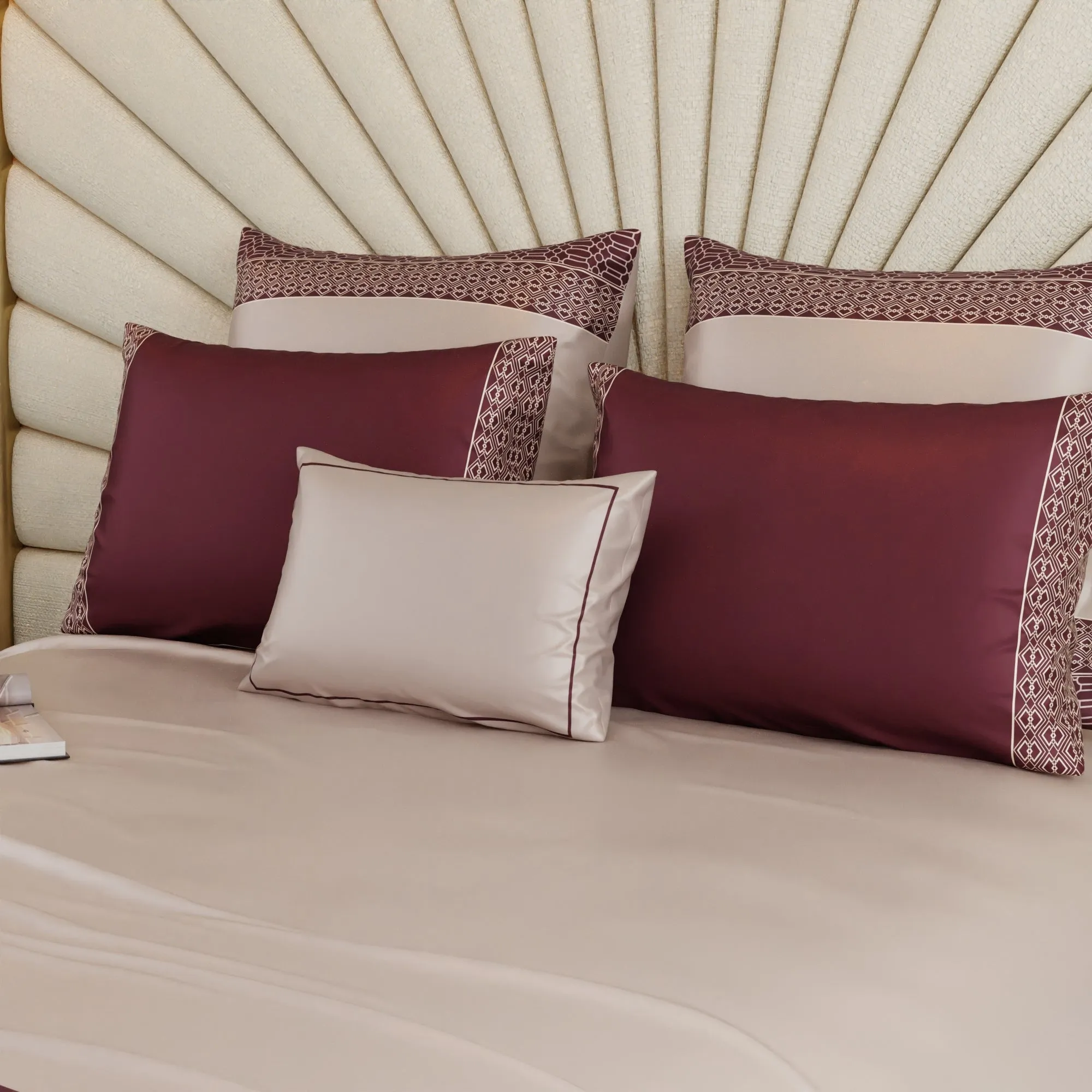 Palatial Rouge 6 Piece Bedsheet Set