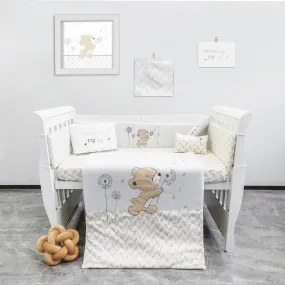 Palette Box 100% Cotton 8-Pieces Bedding Set – Dandelion Bear