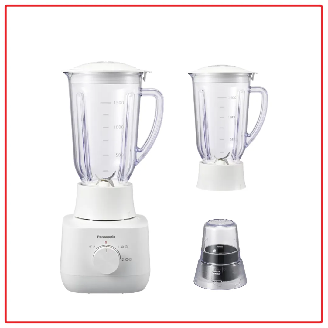 Panasonic MX-EP5171WSK 1.5L Plastic Jug Blender with Dry Mill