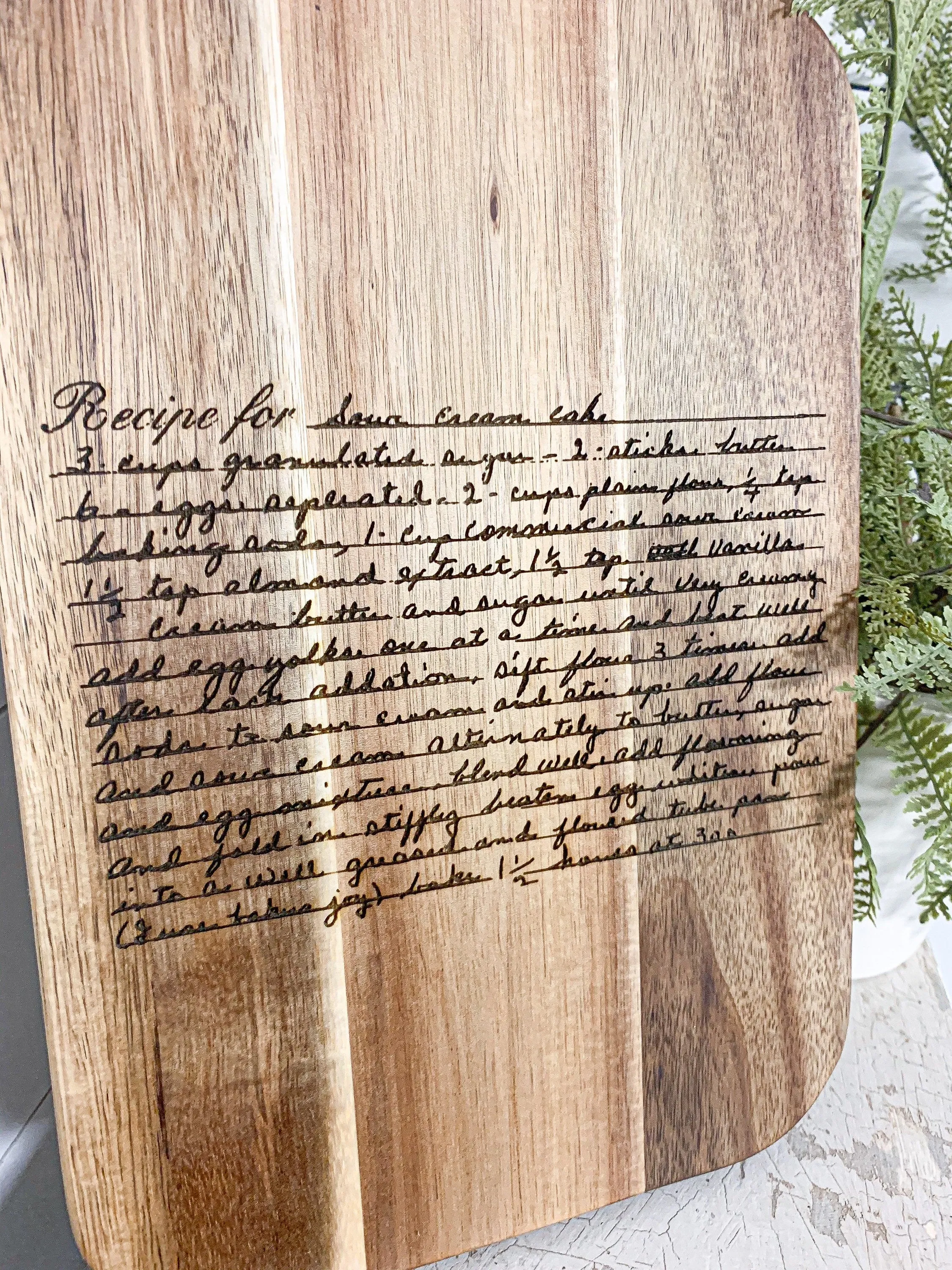 Personalized Cutting Board | Engraved Cutting Board | Custom Cutting Board | Engraved Recipe Cutting Board | Housewarming | Wedding Gift