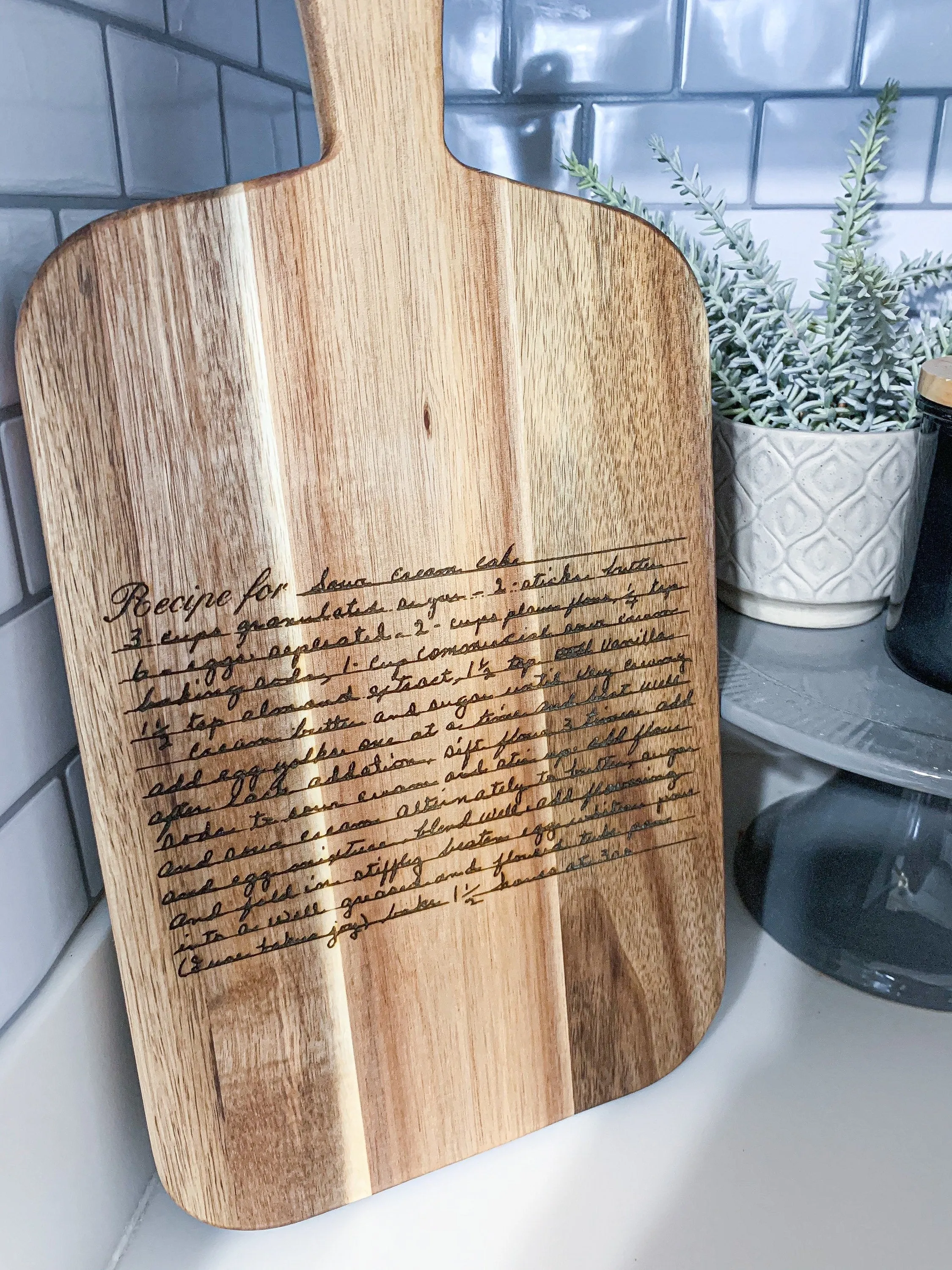 Personalized Cutting Board | Engraved Cutting Board | Custom Cutting Board | Engraved Recipe Cutting Board | Housewarming | Wedding Gift