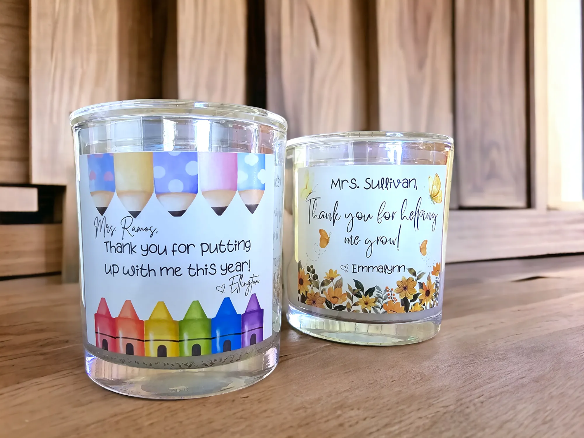 Personalized Teacher Appreciation Candle