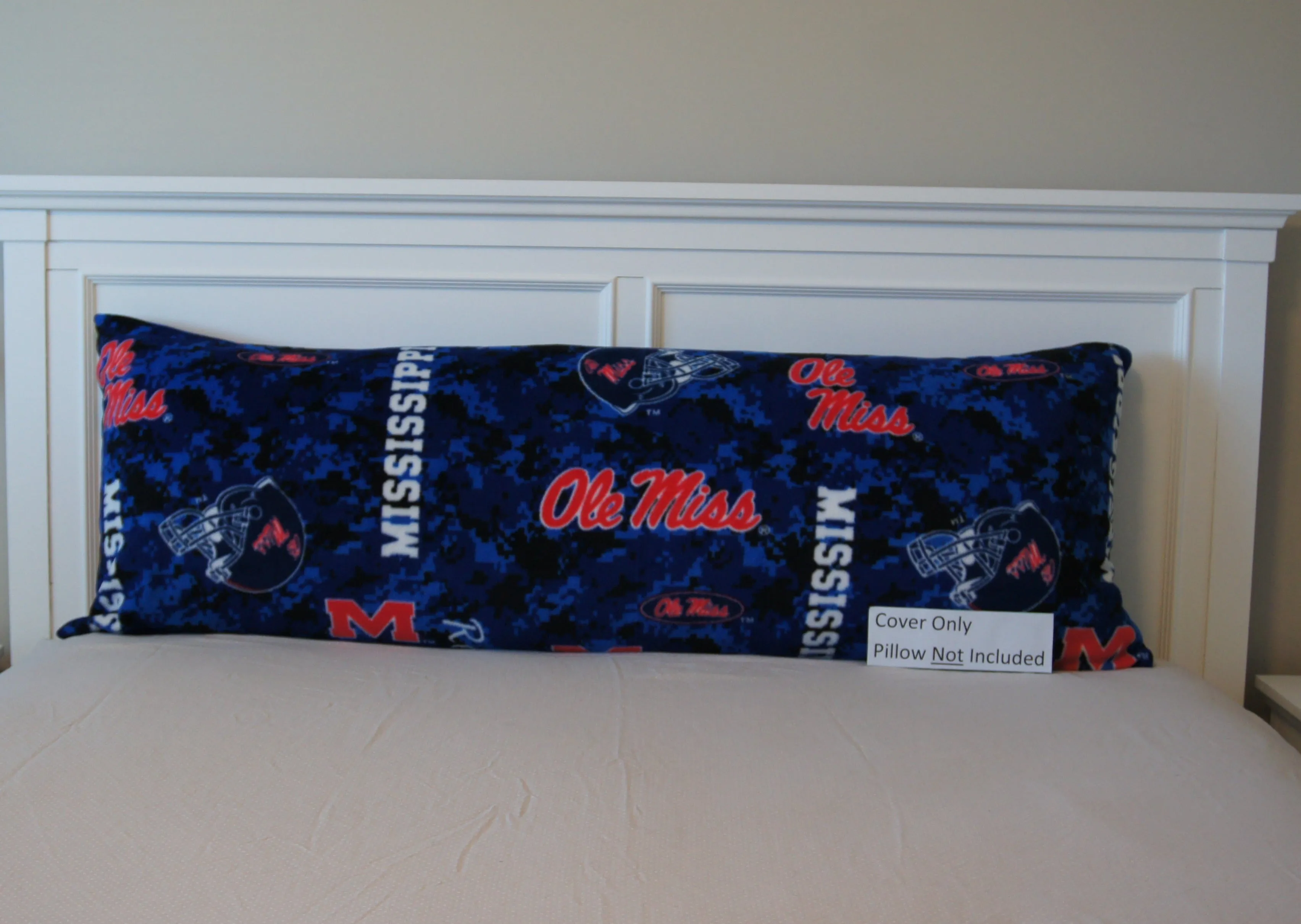 Pillows - Body Pillow Cover - College - NCAA - University of Mississippi-Ole Miss - Rebels