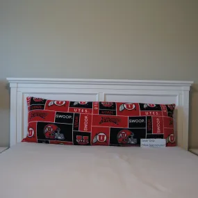 Pillows - Body Pillow Cover - College - NCAA - University of Utah-the U of U - Utes