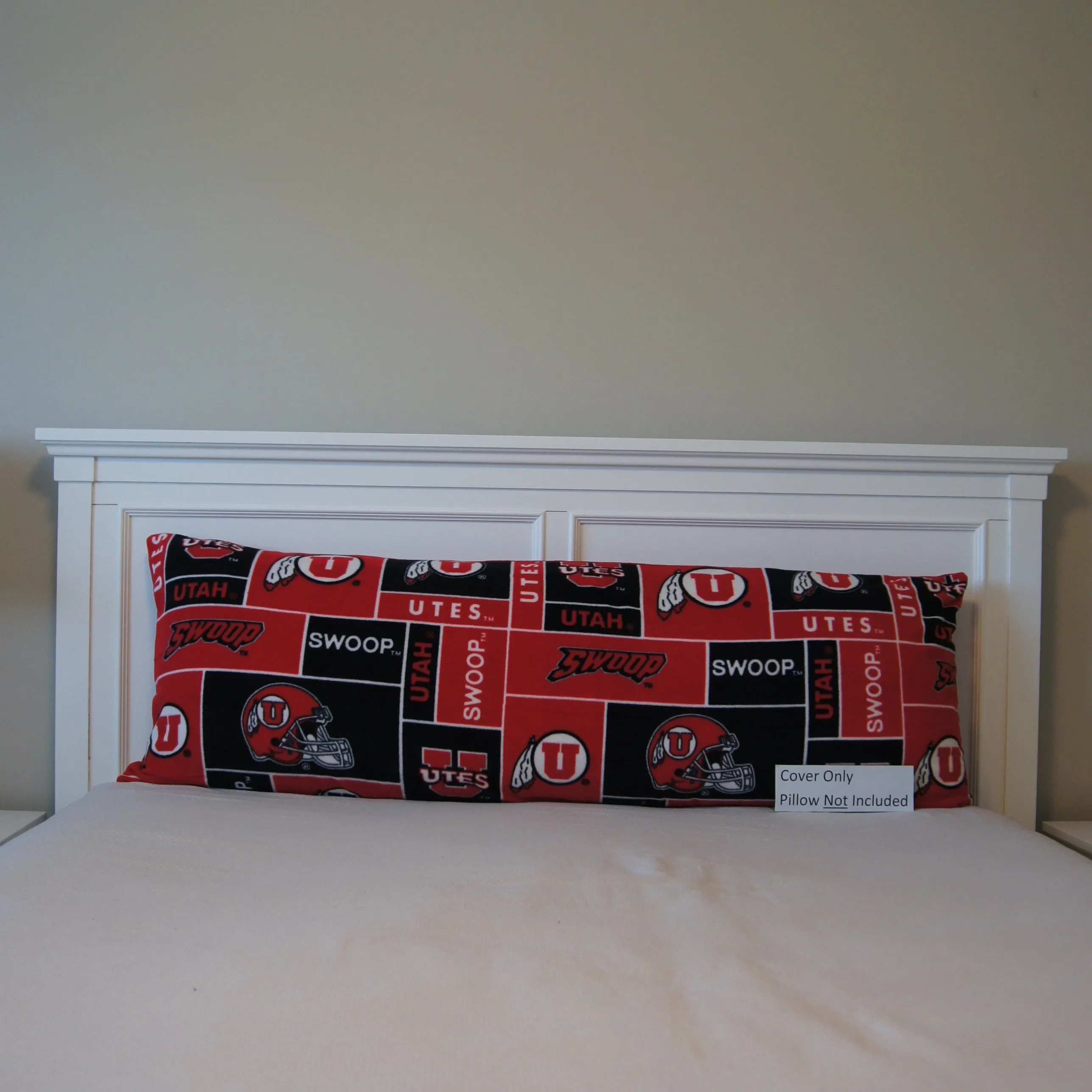 Pillows - Body Pillow Cover - College - NCAA - University of Utah-the U of U - Utes