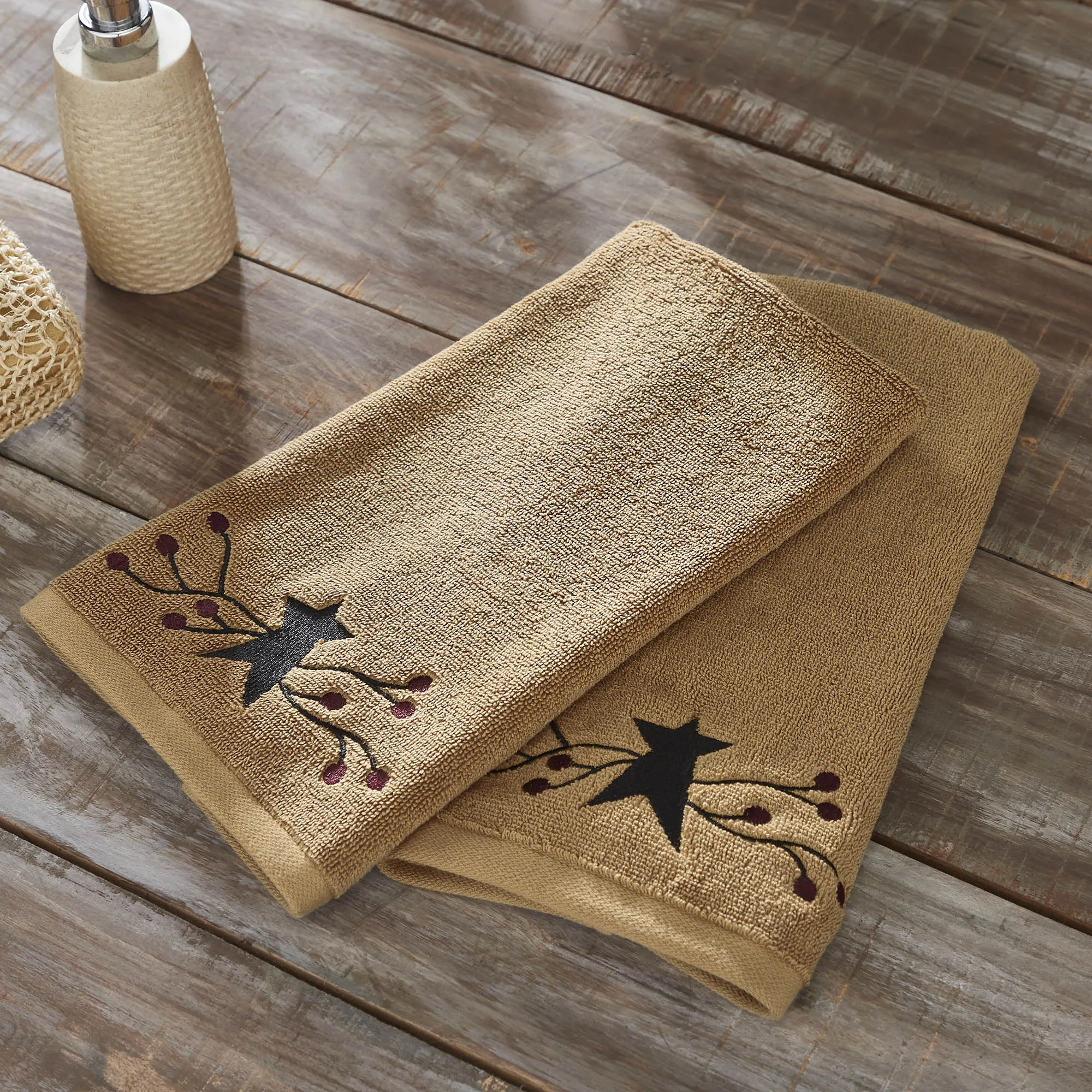 Pip Vinestar Hand Towel Set of 2 16x26 **BACKORDERED UNTIL JANUARY 2025**