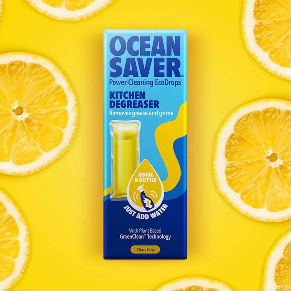 Plastic Free Cleaning Drop Kitchen Degreaser - Citrus Kelp