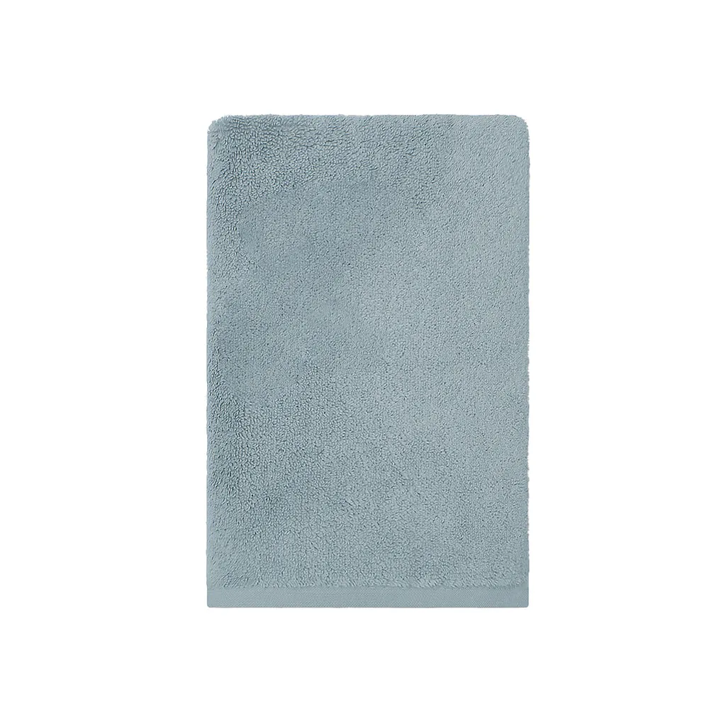 Plush Coastal Blue Hand Towel