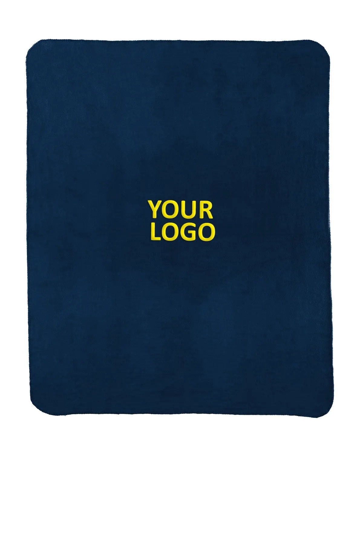 Port Authority - Value Fleece Custom Blankets with Strap, Navy