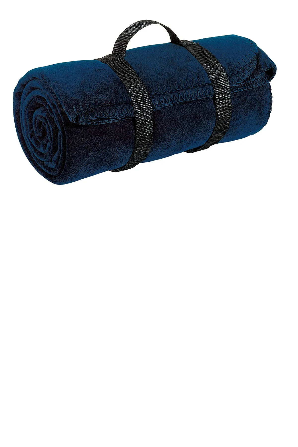 Port Authority - Value Fleece Custom Blankets with Strap, Navy