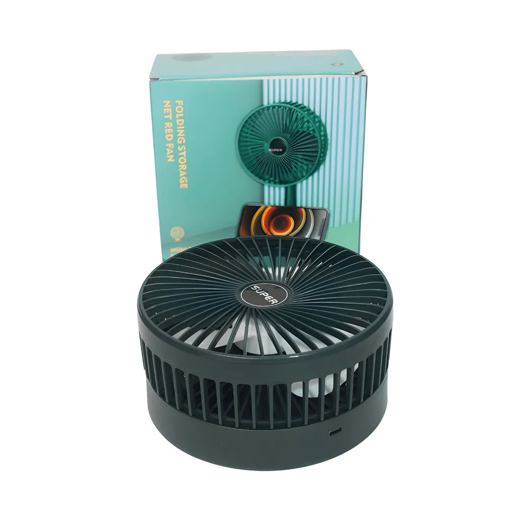 Portable Folding Mini Fan, Bedroom Travel Fan, 6.5 Inch(Random colour will be send)