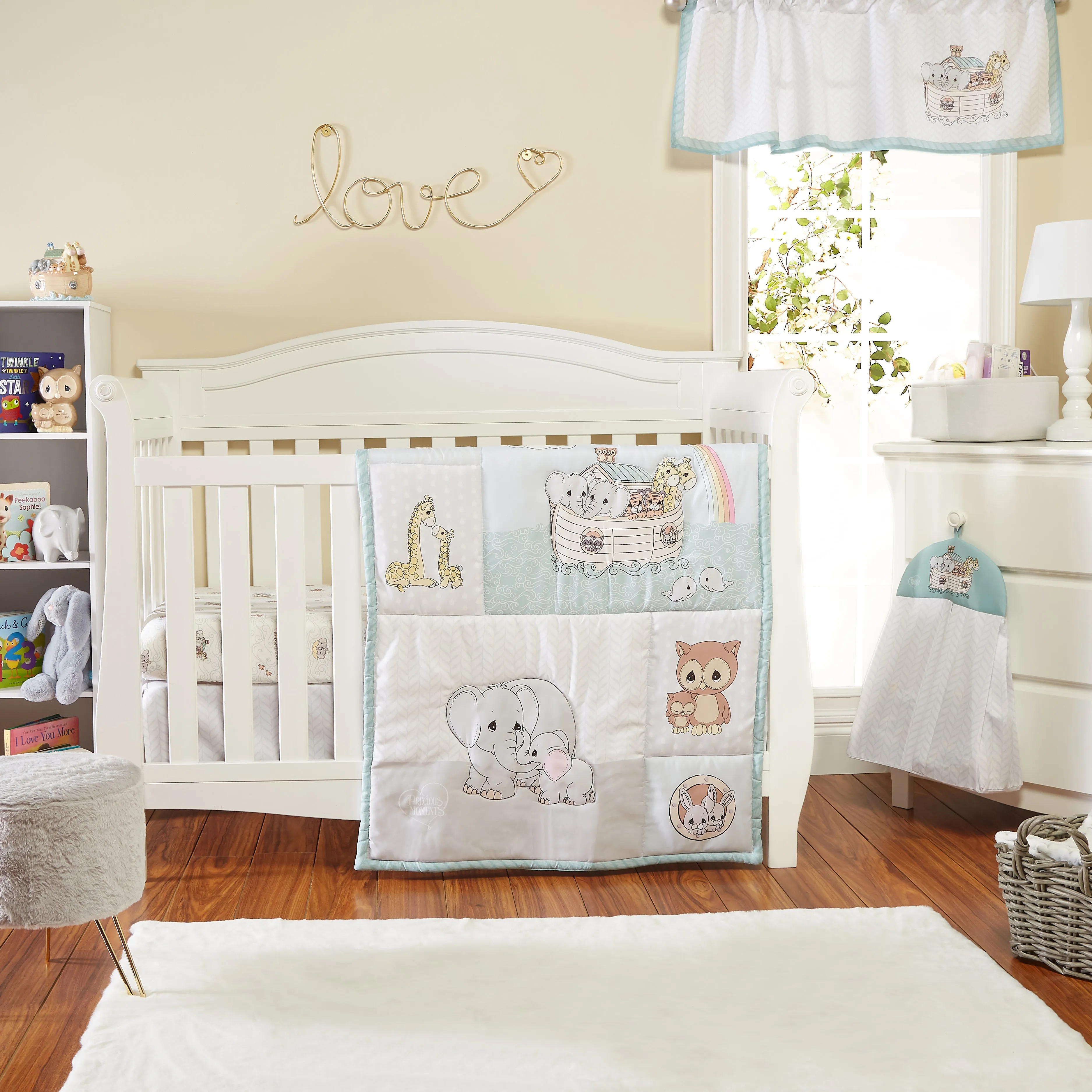 Precious Moments Boys 4 Pc Crib Bedding Set