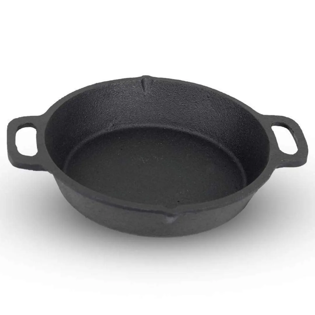 Premium Quality Cast Iron Skillet  Preseasoned -10Inch (Double Handle)