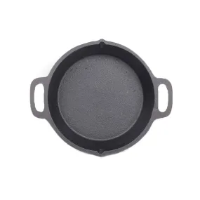 Premium Quality Cast Iron Skillet  Preseasoned -10Inch (Double Handle)