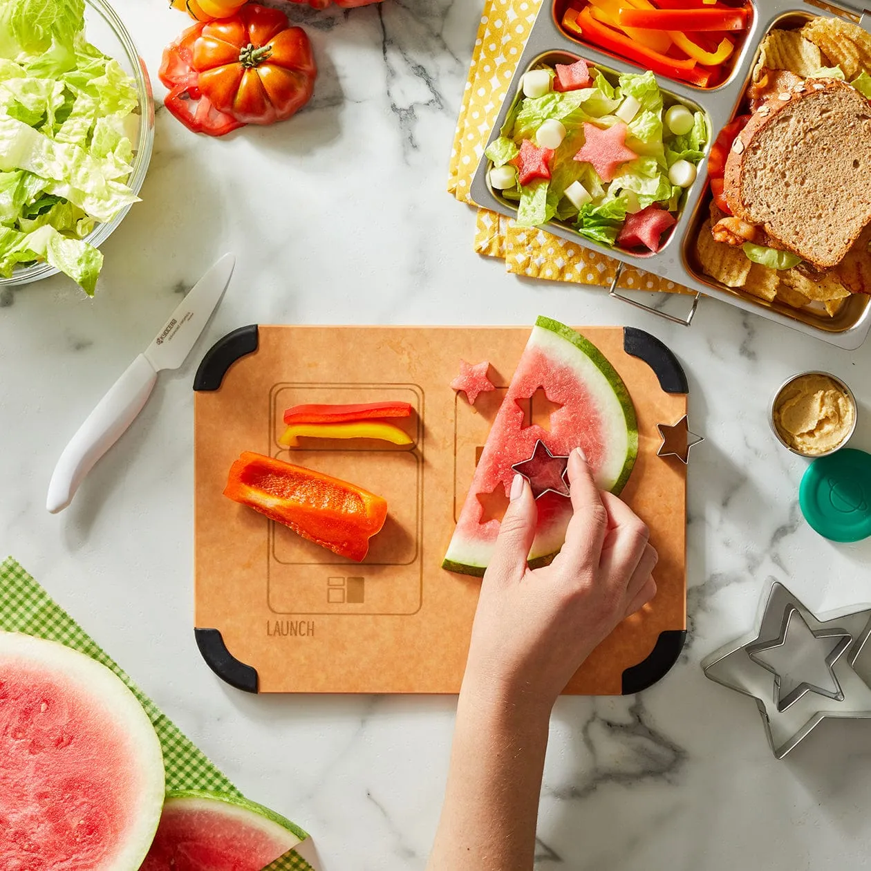 Prep to Pack Cutting Board