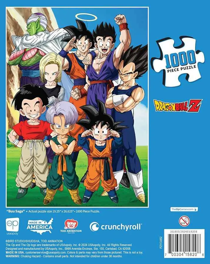 Puzzle 1000 Pieces - Dragon Ball Z "Buu Saga" Jigsaw Puzzle