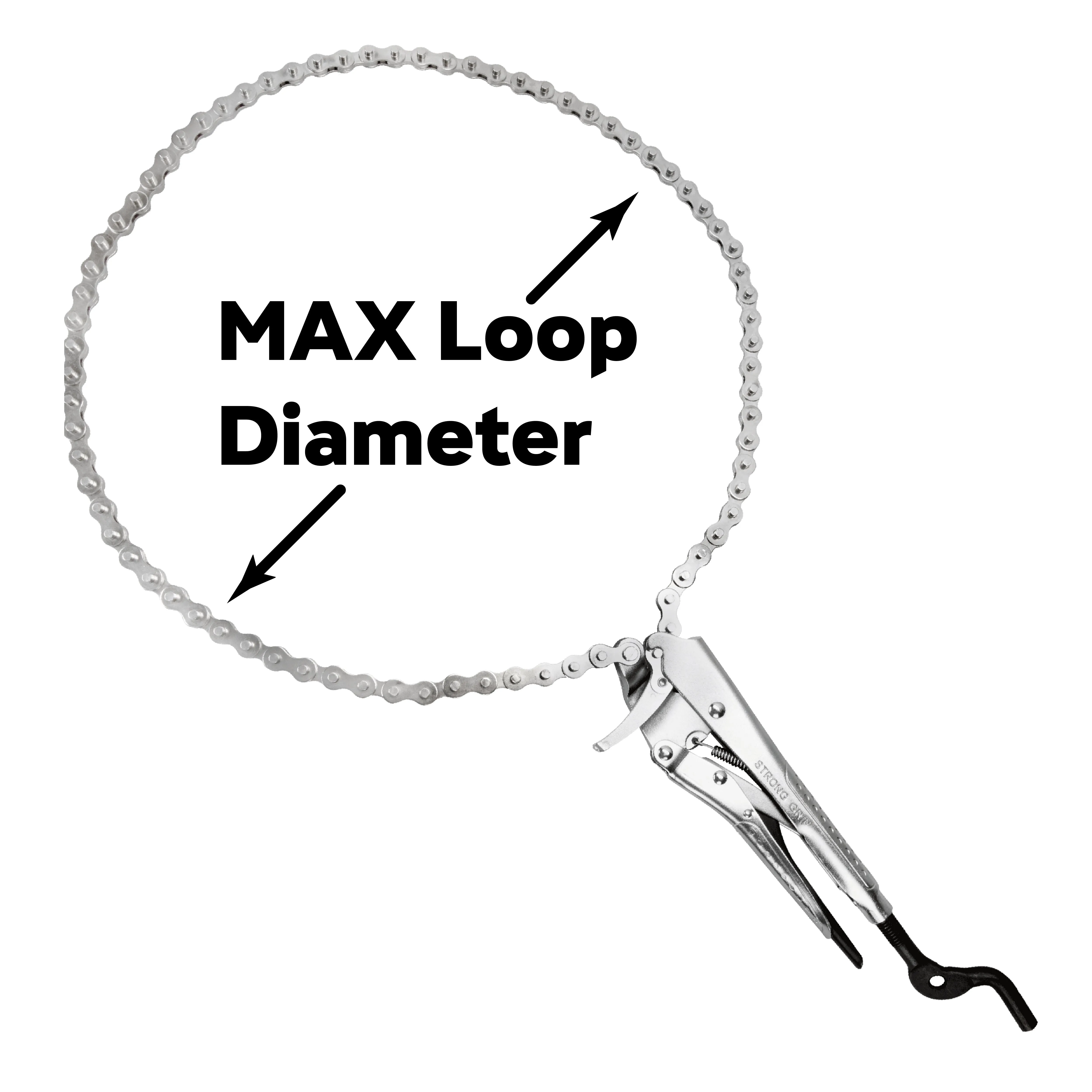 "The Python" Pipe Alignment Chain Pliers