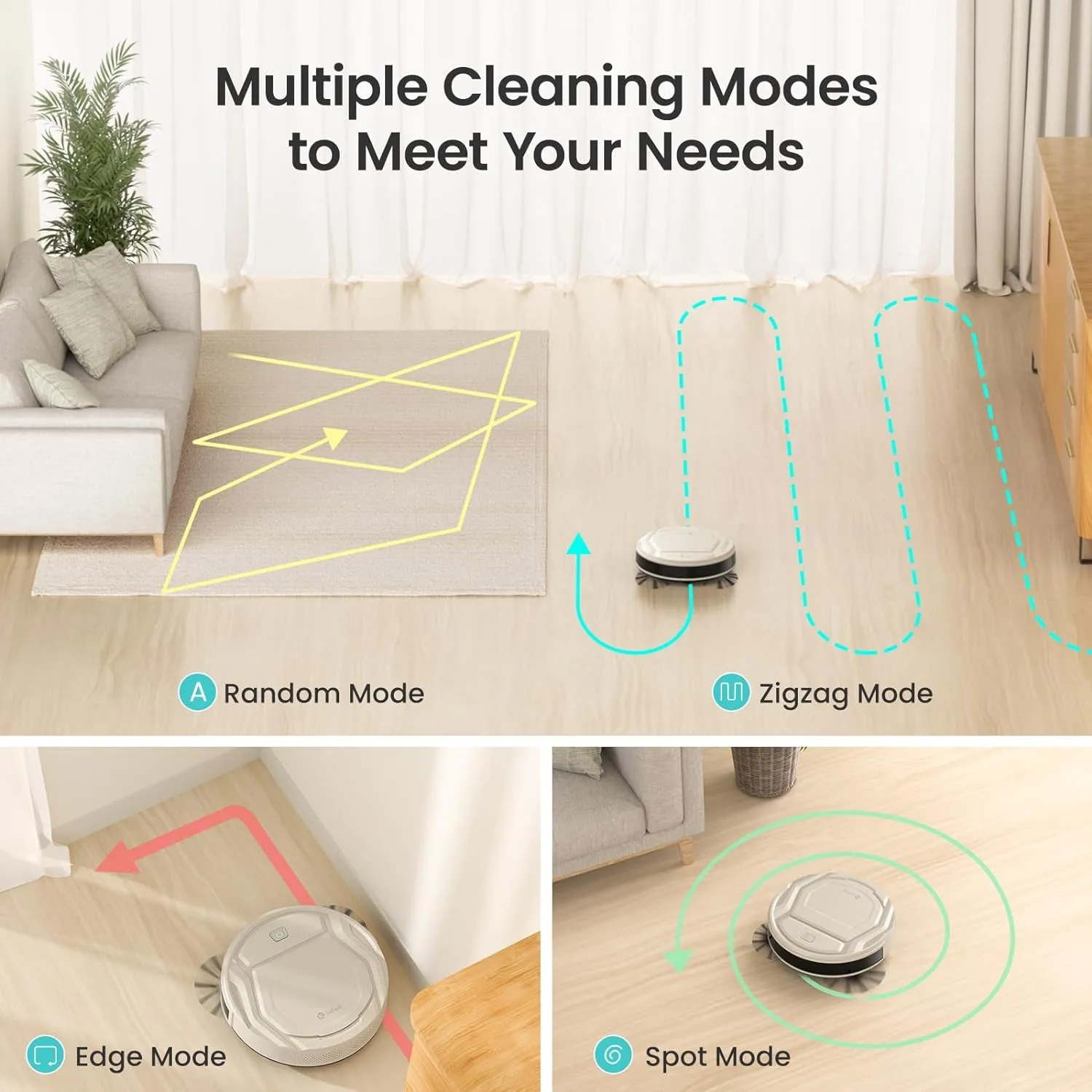 "Ultimate Cleaning Companion: M210P Champagne Robot Vacuum - Powerful, Sleek, and Smart! Perfect for Pet Hair, Hard Floors, and Carpets. Alexa Voice Control, Self-Charging, and Compact Design!"