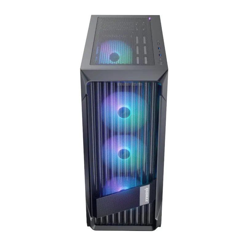 Raidmax X603TBF ATX type-C 41cm VGA ARGB Mid-Tower Gaming Chassis - Black