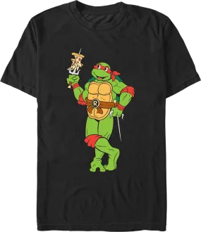 Raphael Pizza Slices Teenage Mutant Ninja Turtles T-Shirt