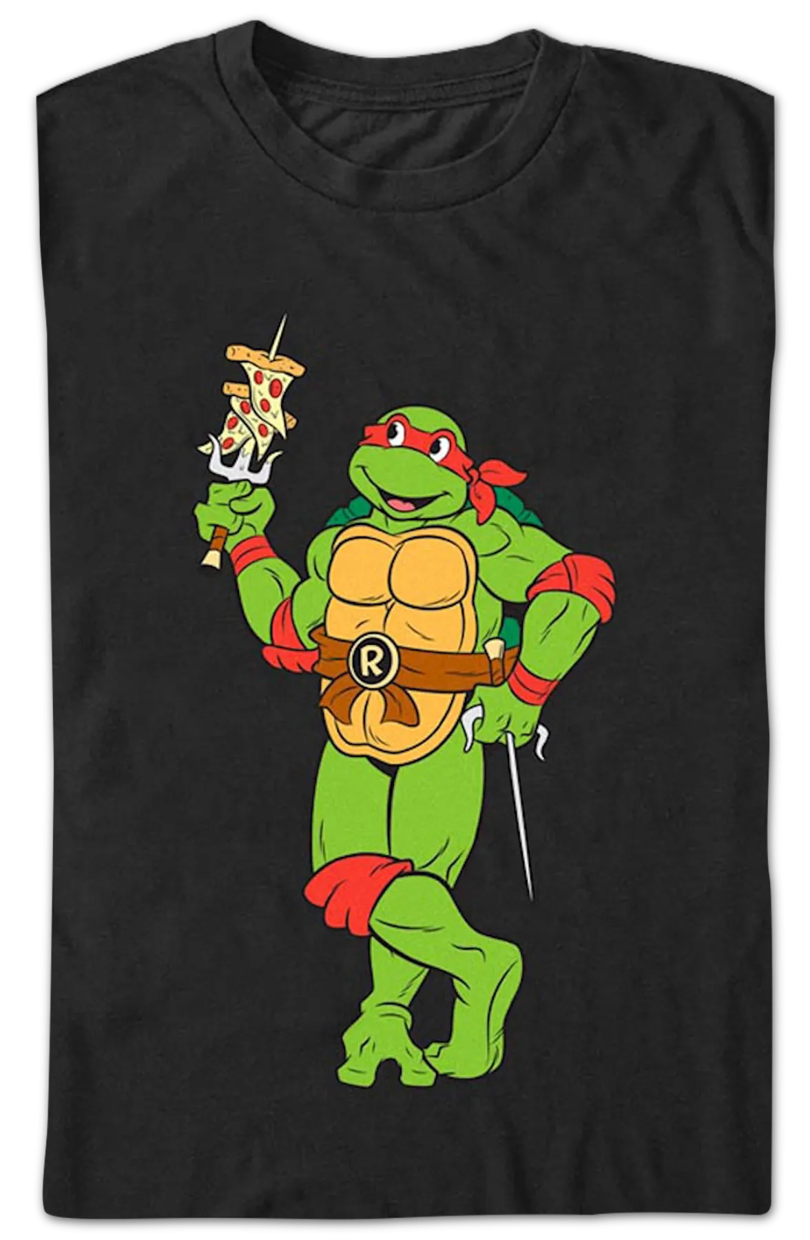 Raphael Pizza Slices Teenage Mutant Ninja Turtles T-Shirt